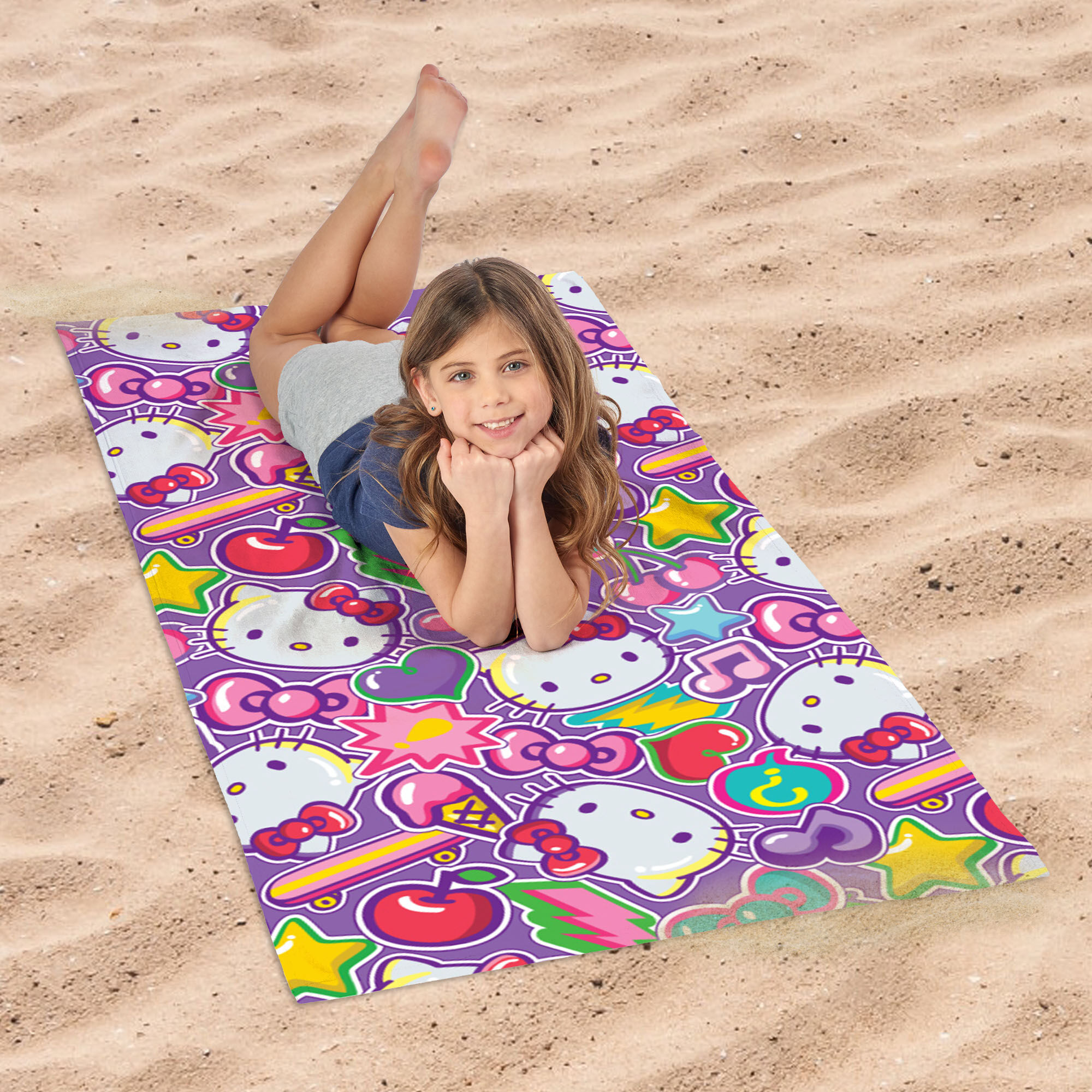 Hello kitty towel adults 2025
