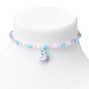 Claire&#39;s Club Lilac Unicorn Beaded Jewelry Set - 2 Pack,