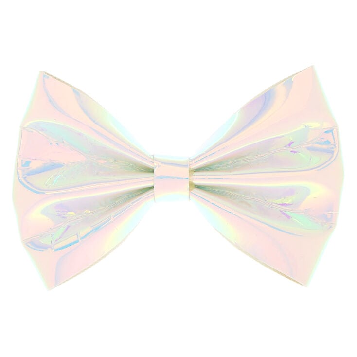 Claire's Mini pince à cheveux avec nœud holographique