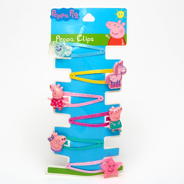 Peppa Pig&trade; Charm Snap Hair Clips - 6 Pack,