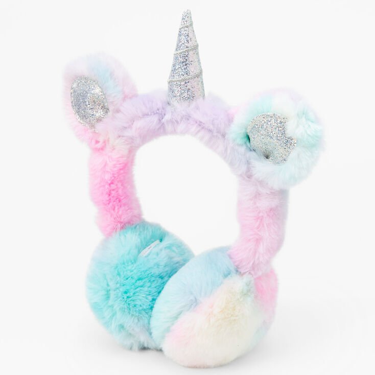Glitter Ombre Unicorn Earmuffs,