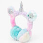 Glitter Ombre Unicorn Earmuffs,