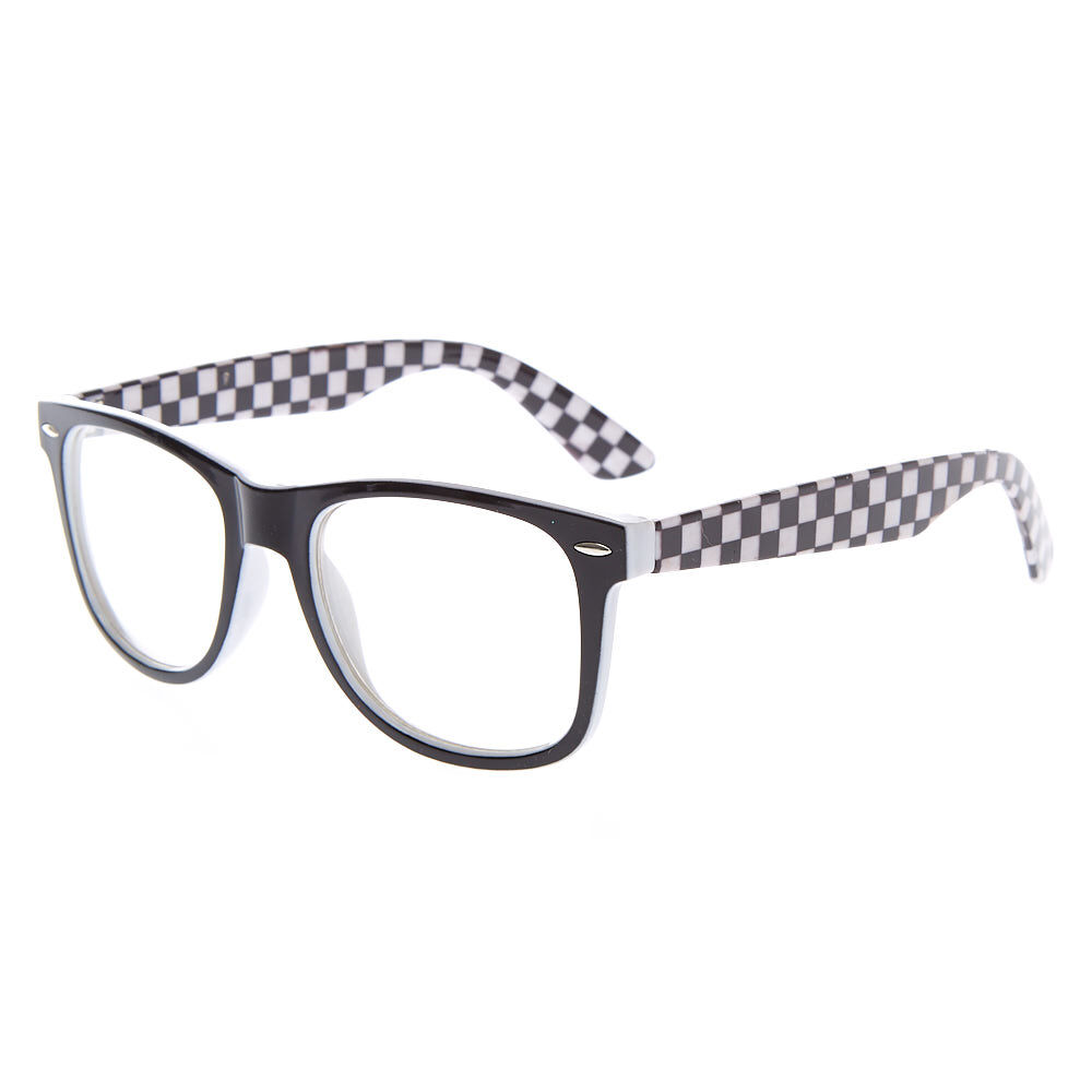 Checkered glasses cheap frames