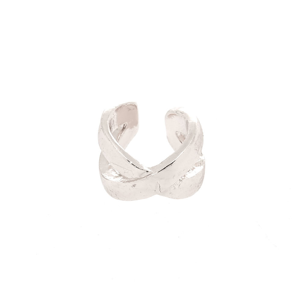 Silver Earrings, 3 Pack + Free Ear Cuff,