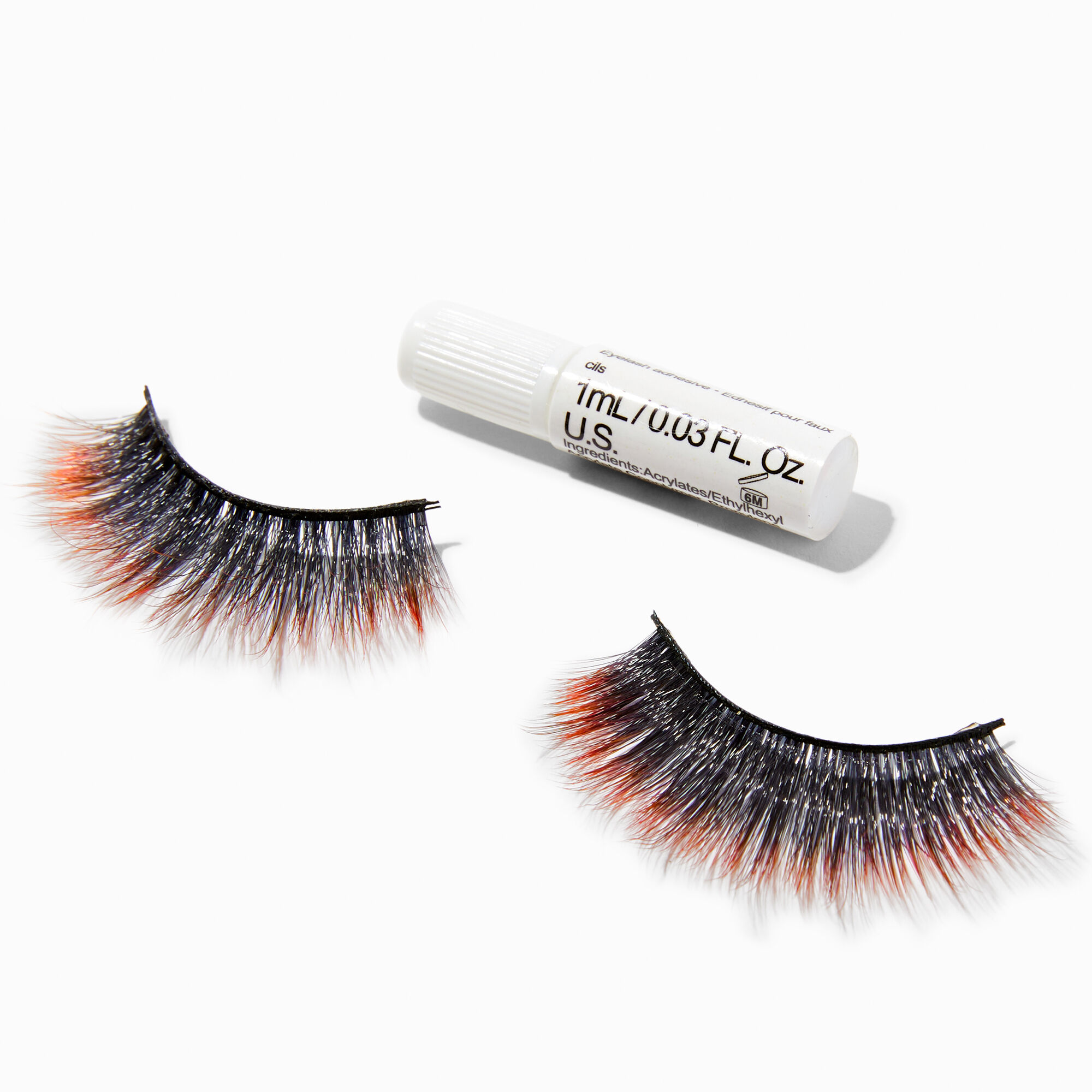 Orange Tip Vegan False Eyelashes,