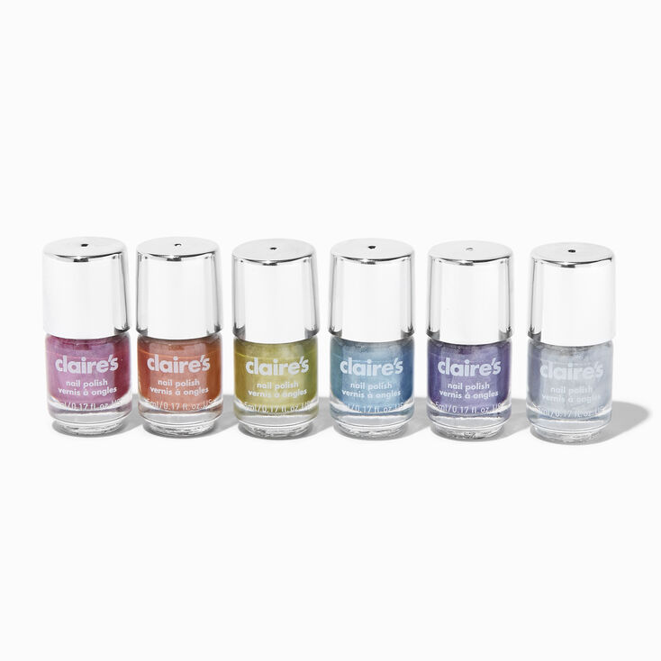 Chrome Mini Nail Polish Set - 6 Pack,