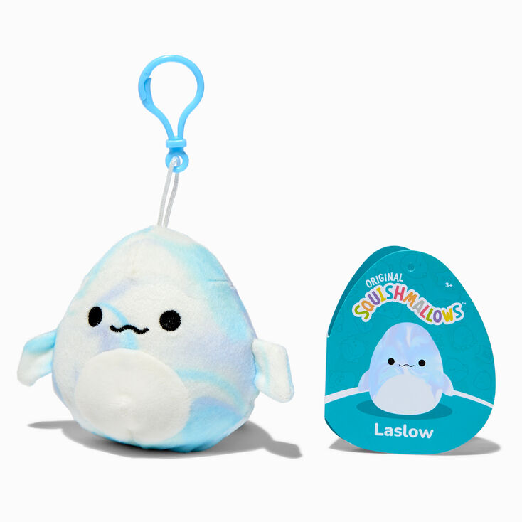 Squishmallows&trade; 3.5&quot; Laslow Plush Bag Clip,