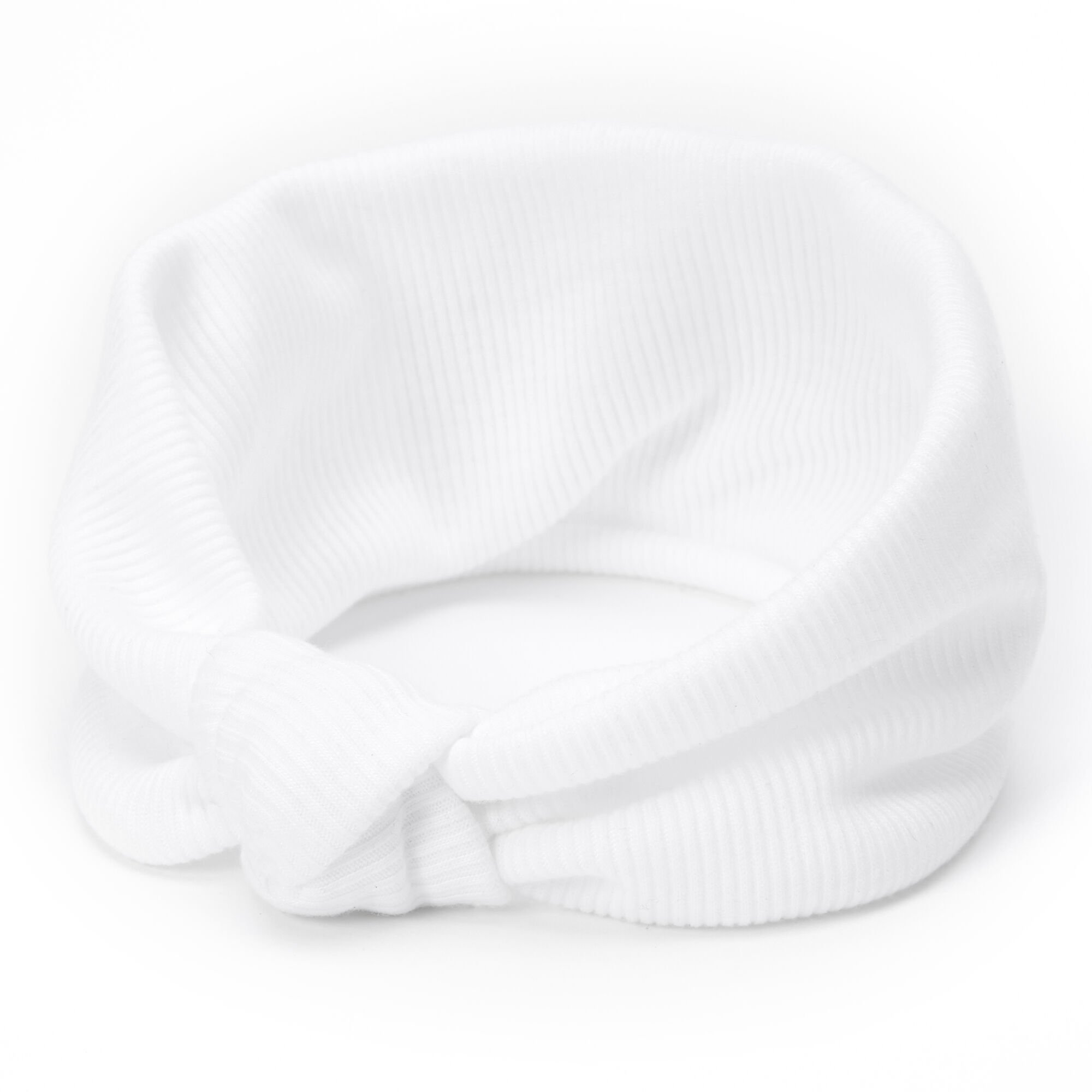 View Claires Wide Jersey Knotted Headwrap White information