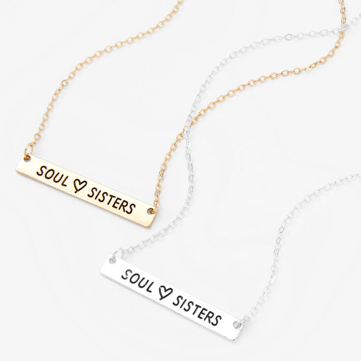 Best Friends 16&#39;&#39; Soul Sisters Pendant Necklaces - 2 Pack,