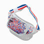 Stars &amp; Stripes Clear Belt Bag,