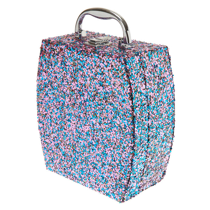 M&eacute;ga coffret de maquillage id&eacute;e cadeau &agrave; paillettes licorne,