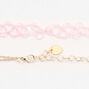 Claire&#39;s Club Pink Fox &amp; Daisy Choker &amp; Multi Strand Necklaces - 2 Pack,