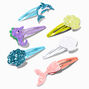 Claire&#39;s Club Sea Shell Glitter Hair Clips - 6 Pack,