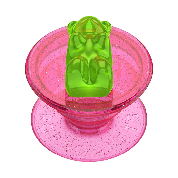 PopSockets&reg; PopGrip - Green Gummy Bear,