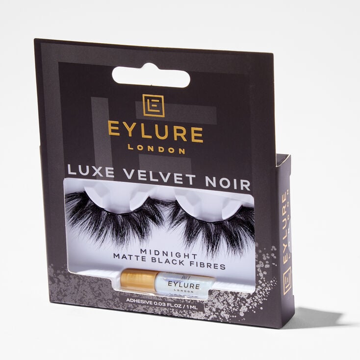 Eylure Luxe Velvet Noir Matte Black Fibres - Midnight,