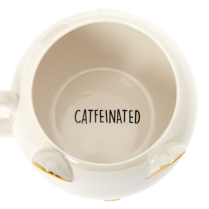 Catfeinated Ceramic Mug - White,