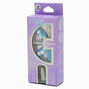 Blue Puffy Clouds Stiletto Vegan Faux Nail Set - 24 Pack,