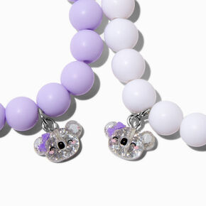 Claire&#39;s Club Matte Koala Bead Stretch Bracelets - 3 Pack,