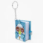 Glitter Shark Costume Bear Mini Diary Keychain,