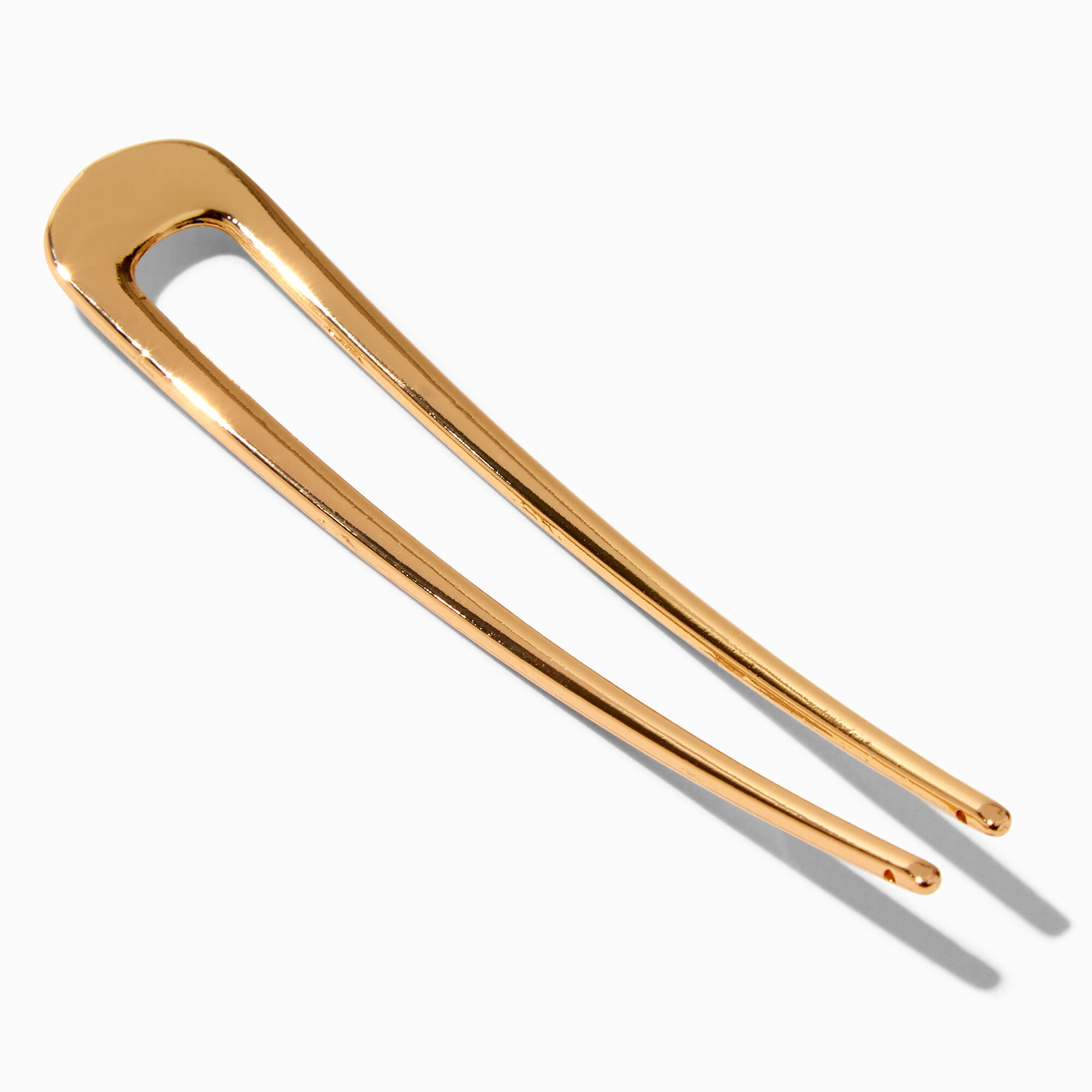 View Claires Metal Hair Pin Gold information