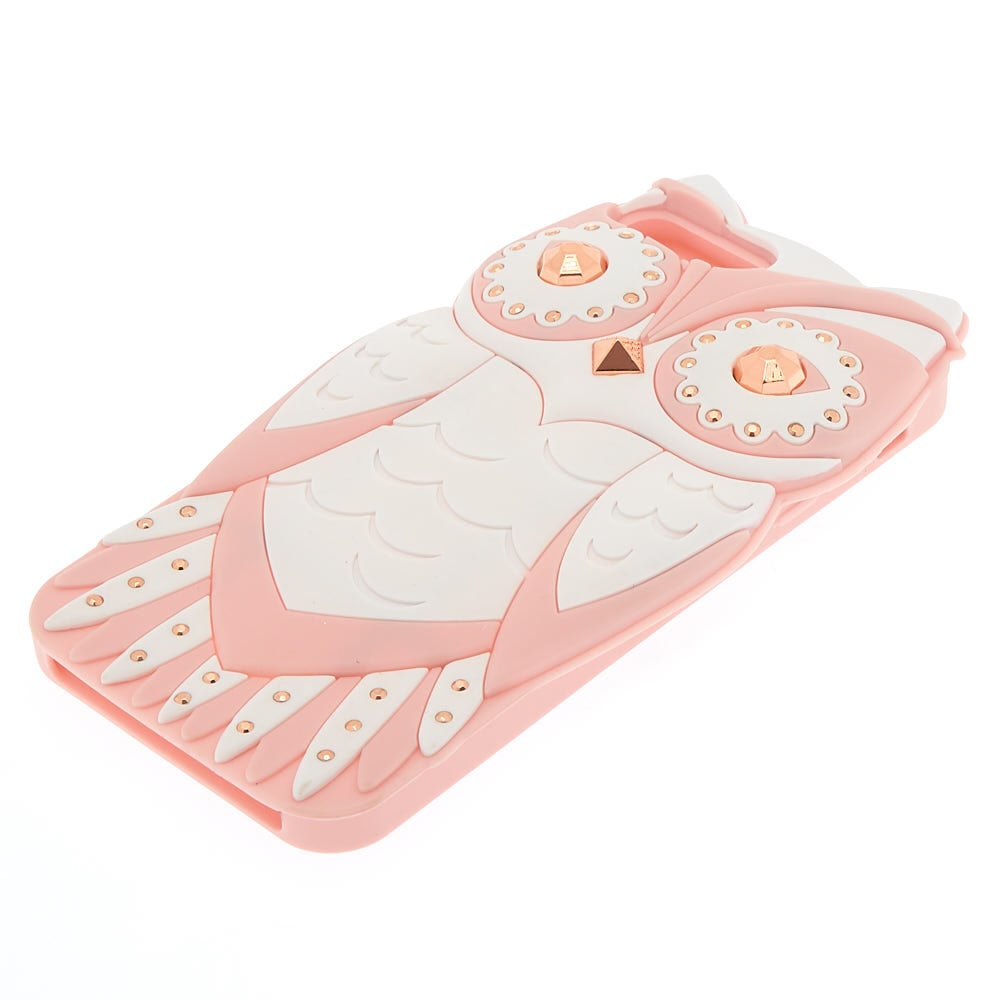 Glam Owl Phone Case - Pink,