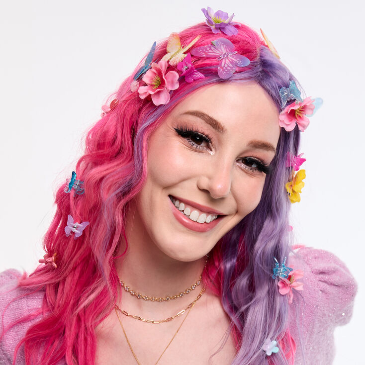 MeganPlays&trade; Claire&#39;s Exclusive Butterfly Hair Claw Clips - 2 Pack,