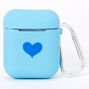 Cobalt Heart Silicone Earbud Case Cover - Compatible With Apple AirPods&reg;,