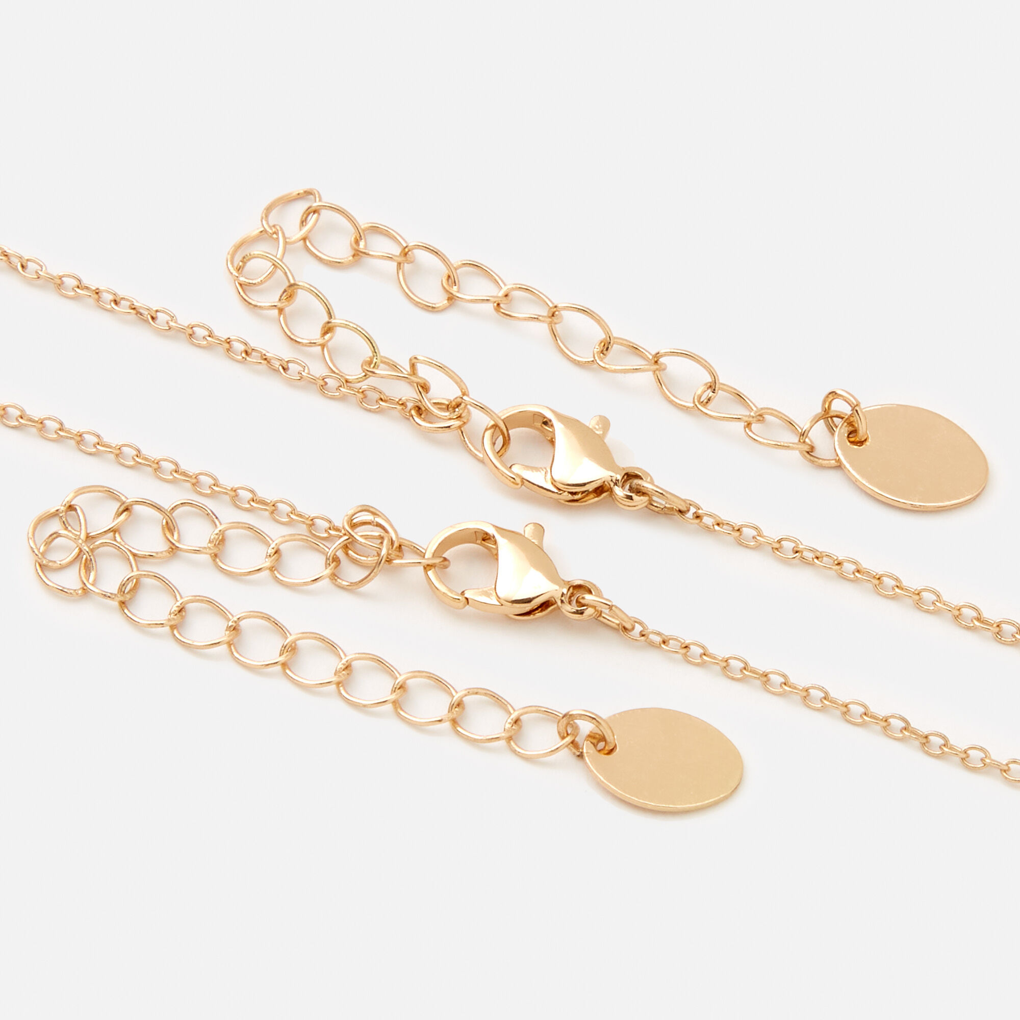 Gold Best Friends Butterfly Pendant Necklaces - 2 Pack,
