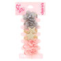 Claire&#39;s Club Chiffon Flower Hair Ties - 6 Pack,