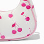 Pink Cherry White Shoulder Bag,
