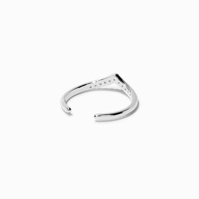 C LUXE by Claire&#39;s Sterling Silver Wave Toe Ring,