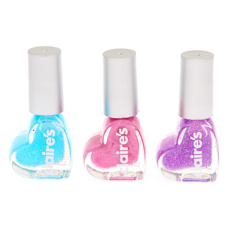 Mermaid Vibes Peel Off Nail Polish Set 3 Pack Claire S Us