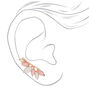 Blush Stone Ear Crawler Earrings,