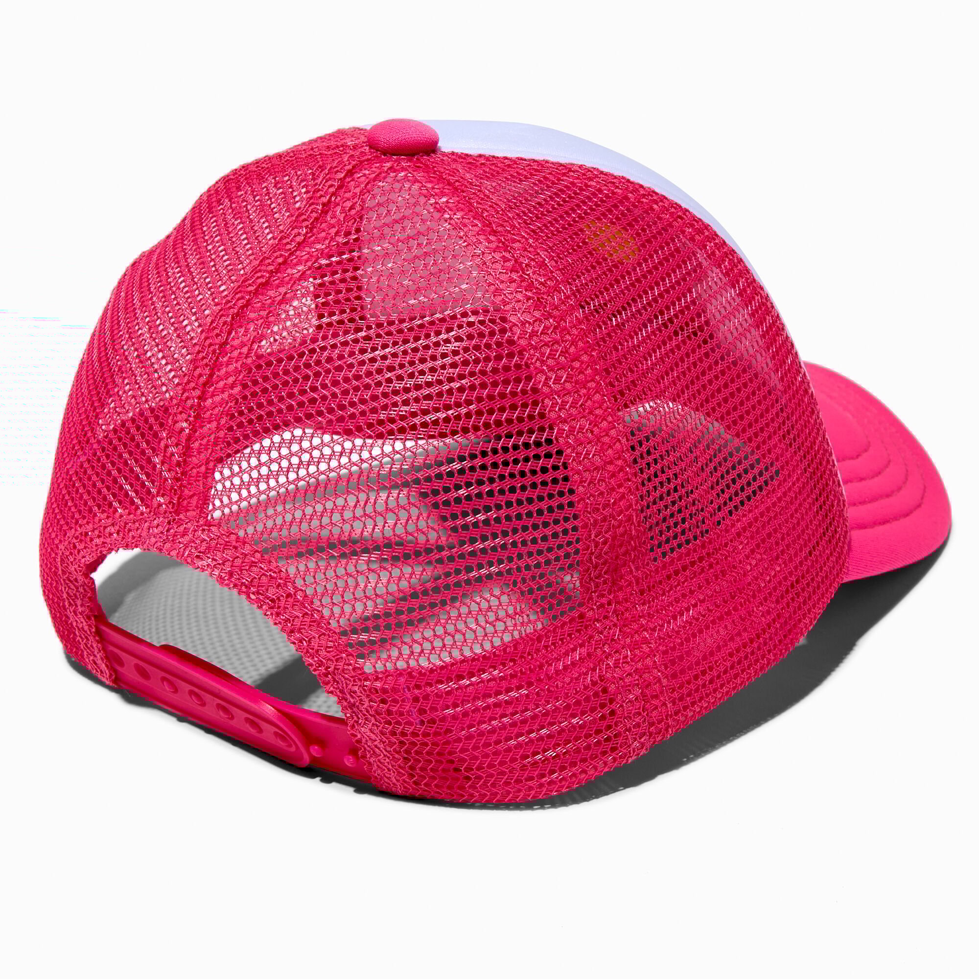 Casquette camionneur marguerite rose Claire's Club,