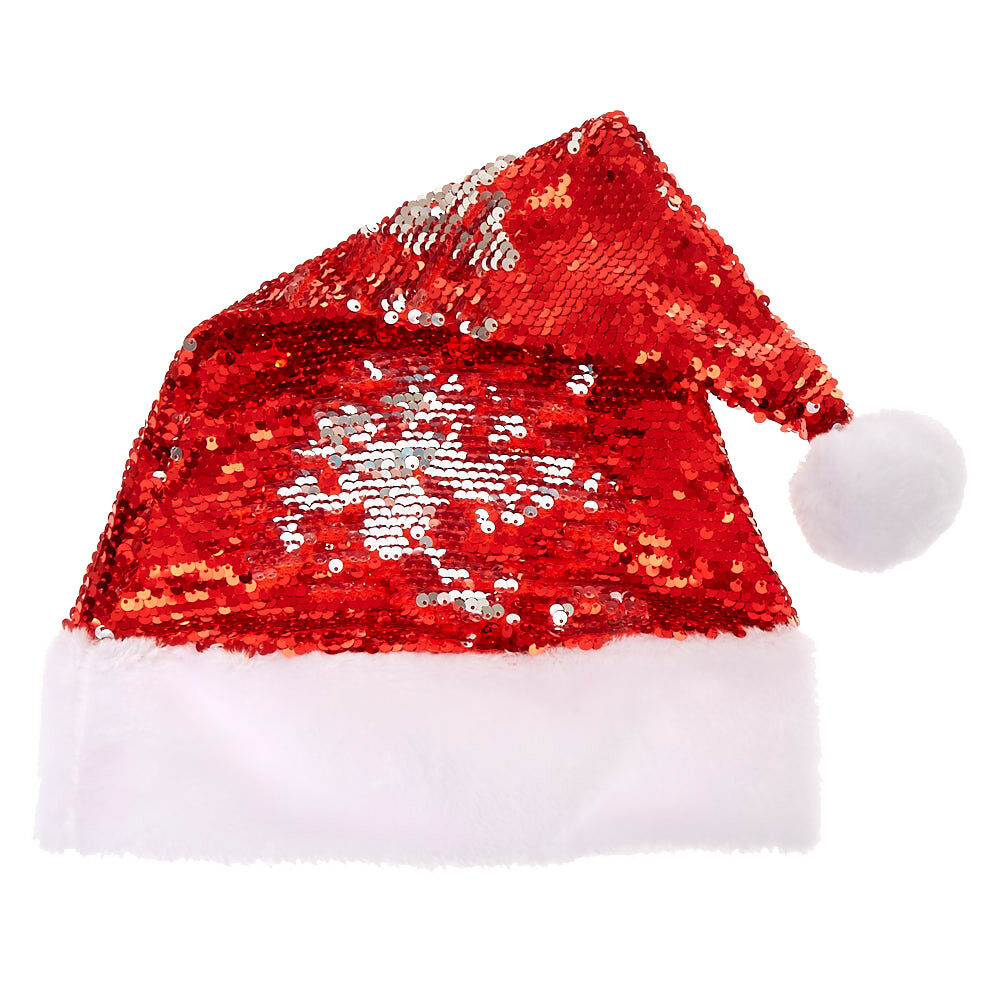 Black sequin outlet santa hat
