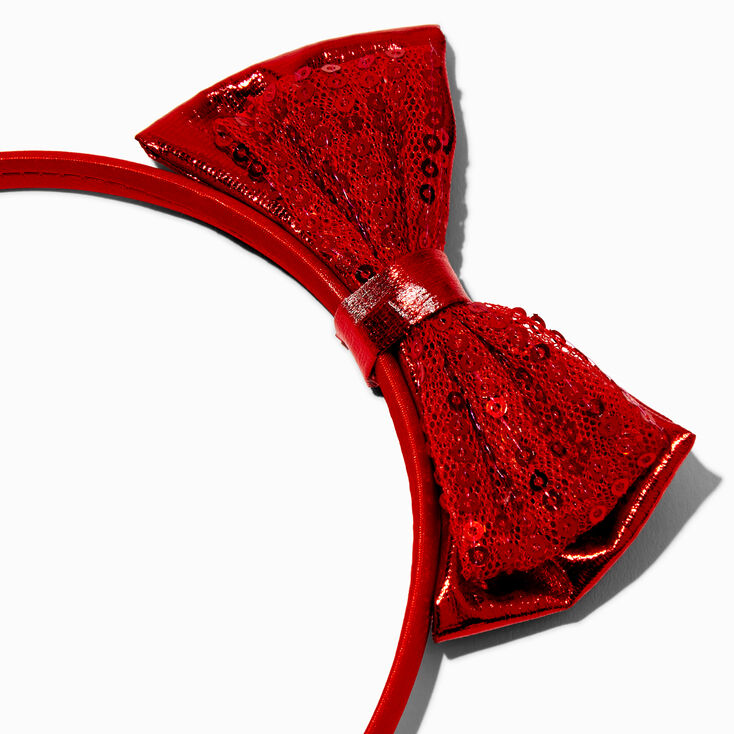 Claire&#39;s Club Holiday Metallic Bow Headbands - 3 Pack,