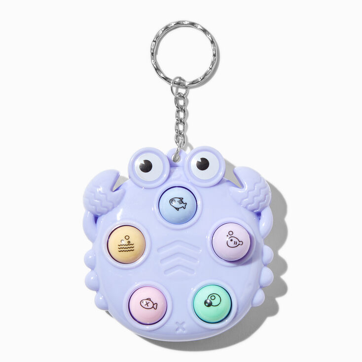 Whack-A-Mole Crab Game Keyring,