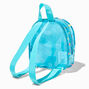 Summertime Icons Transparent Blue Backpack,