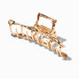 Wavy Gold Medium Hair Claw,