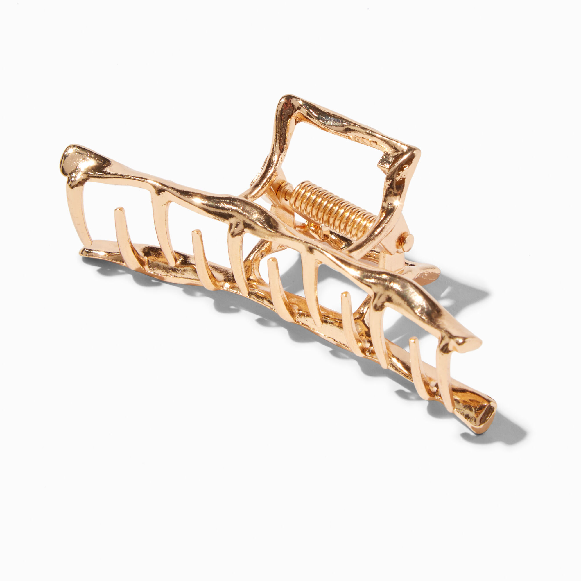 Wavy Gold Medium Hair Claw | Claire's US Wavy Gold Medium Hair Claw | Claire's US