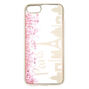 Pink Glitter Paris Phone Case - Fits iPhone 6/7/8/SE,