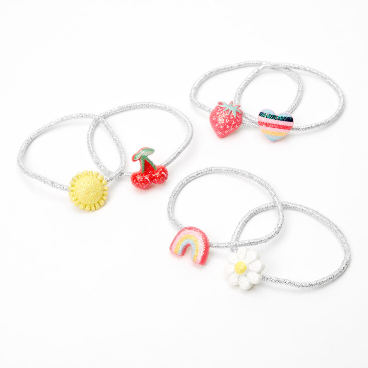 Claire&#39;s Club Sweet Summer Hair Bobbles - 6 Pack,