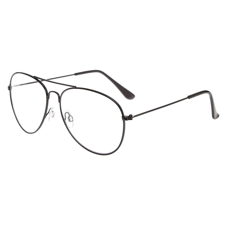 Black Metal Aviator Frames Claire S Us Black Metal Aviator Frames