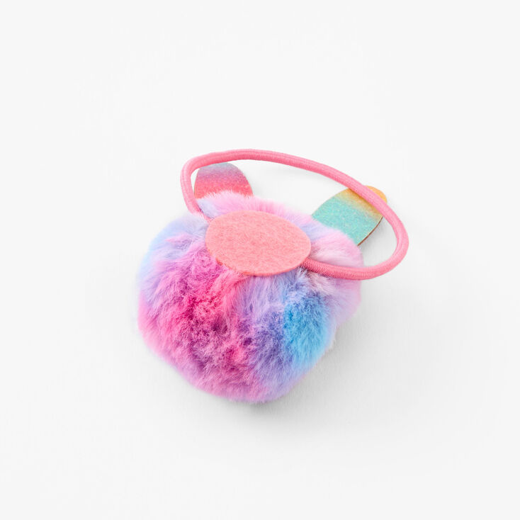 Claire&#39;s Club Pom Pom Bunny Hair Ties - 2 Pack,