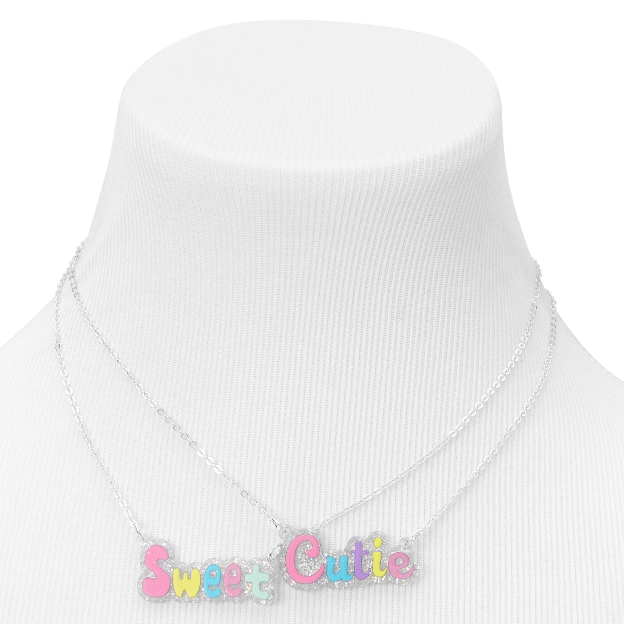 Valentine's Day Sweet Cutie 12" Pendant Necklaces - 2 Pack,