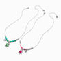Best Friends Crystal Turtle Pendant Necklaces - 2 Pack,