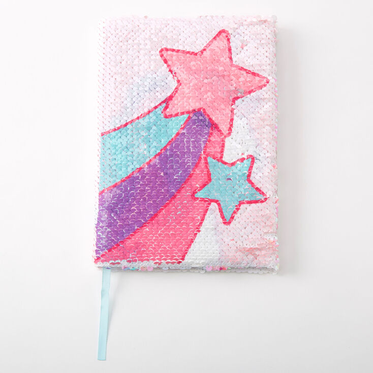 Miss Glitter the Unicorn Reversible Sequin Diary - Pink,