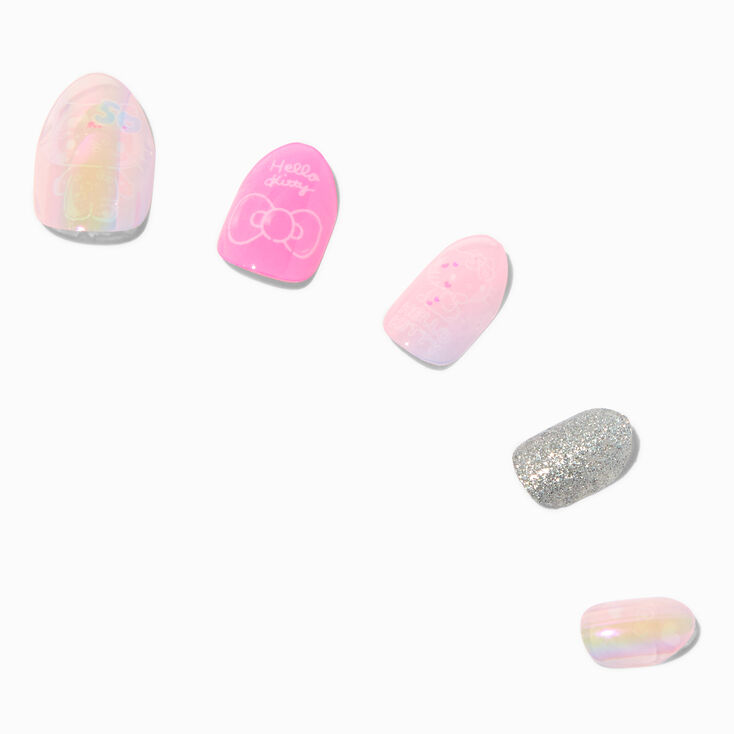 Hello Kitty&reg; 50th Anniversary Claire&#39;s Exclusive Stiletto Press On Faux Nail Set - 20 Pack,