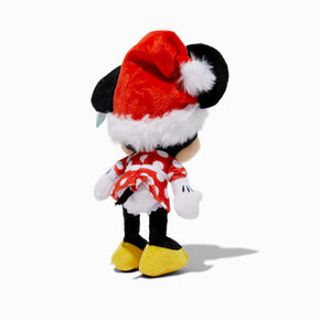 Disney Minnie Mouse Santa Hat 7&quot; Plush Toy,