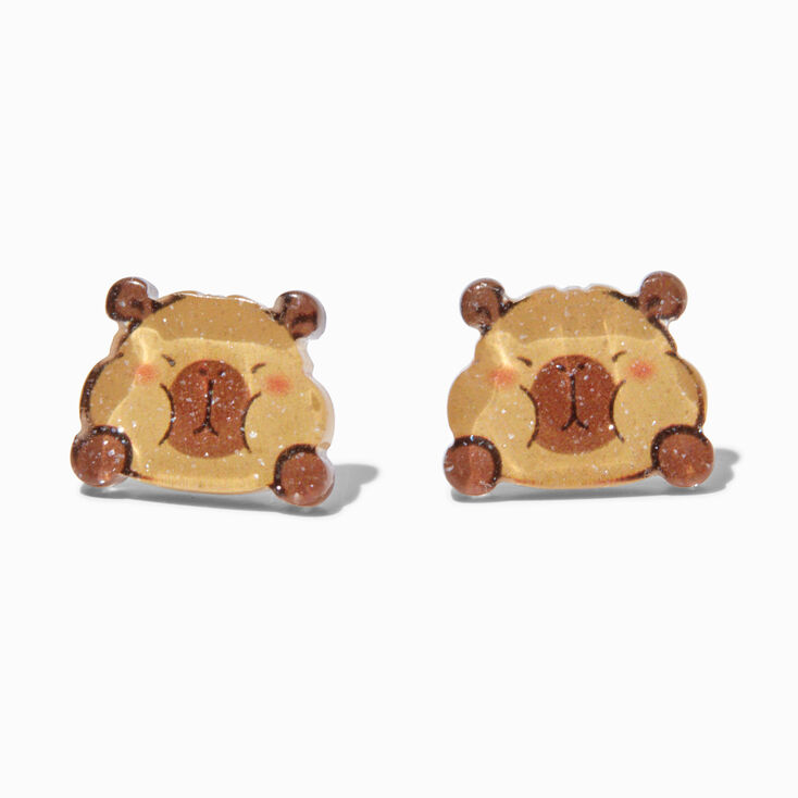 Capybara Stud Earrings,